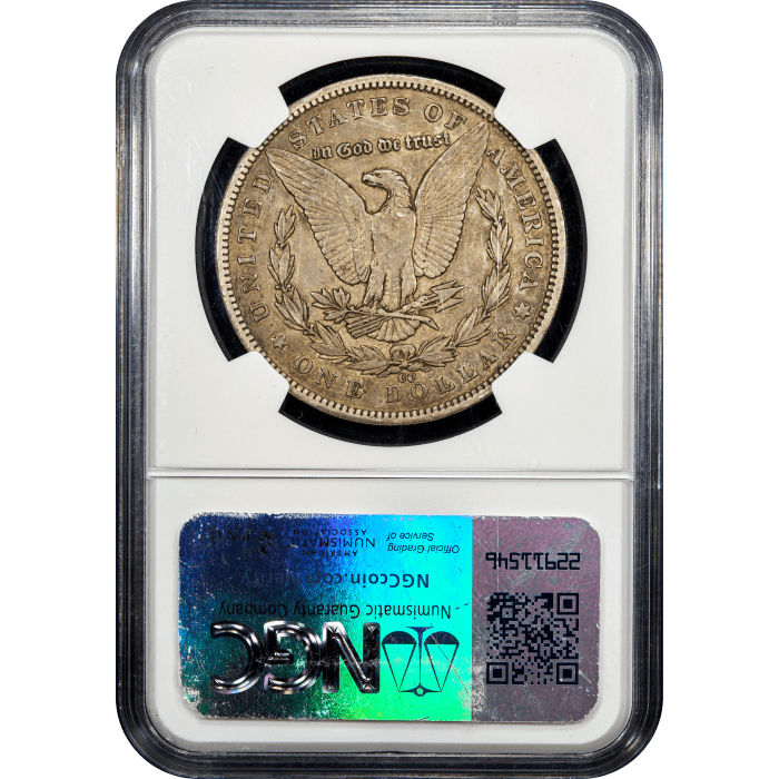 1893-CC Morgan Dollar ($1) Reverse Slab Image