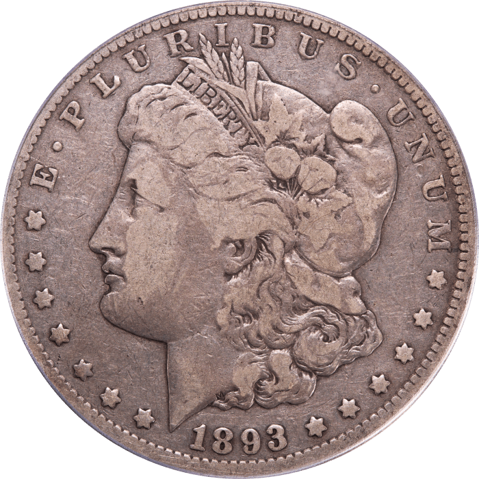 1893-CC Morgan Dollar ($1) OBVERSE Image
