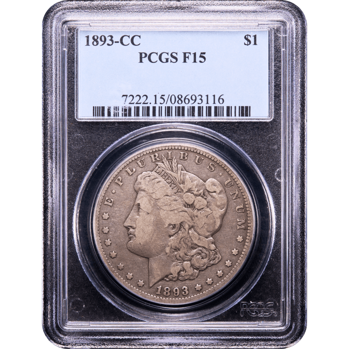 1893-CC Morgan Dollar ($1) Obverse Slab Image