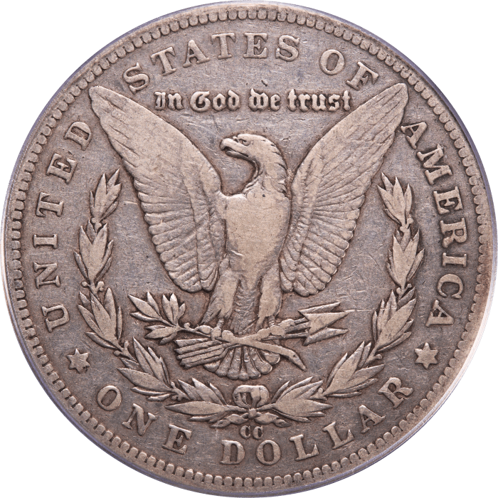 1893-CC Morgan Dollar ($1) Reverse Image