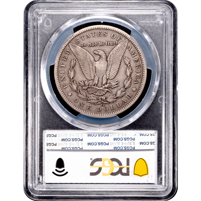 1893-CC Morgan Dollar ($1) Reverse Slab Image