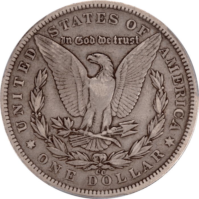 1893-CC Morgan Dollar ($1) Reverse Image