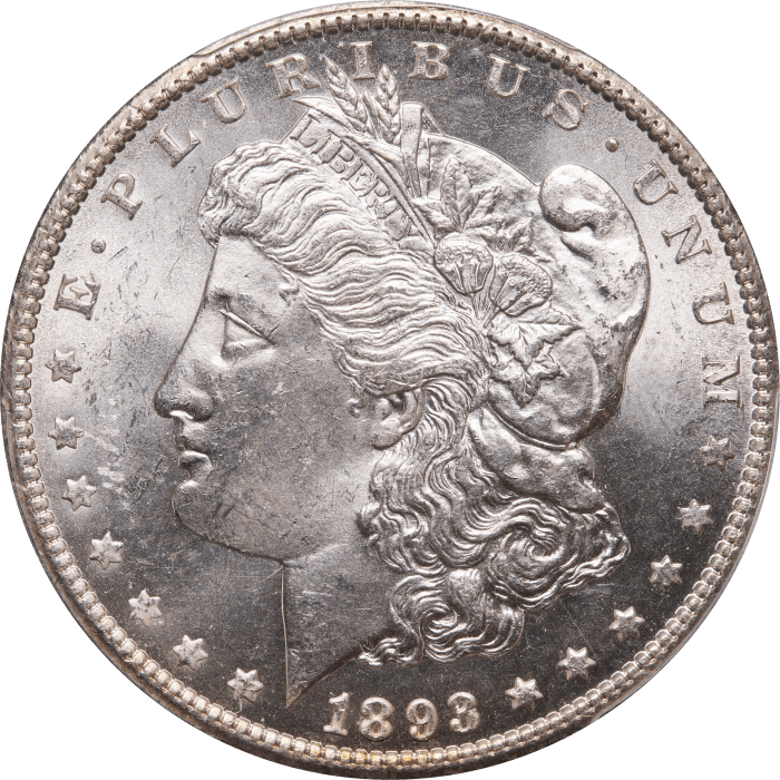 1893-CC Morgan Dollar ($1) Obverse Image