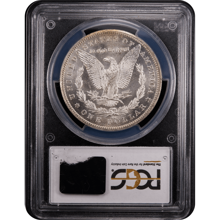 1893-CC Morgan Dollar ($1) Reverse Slab Image