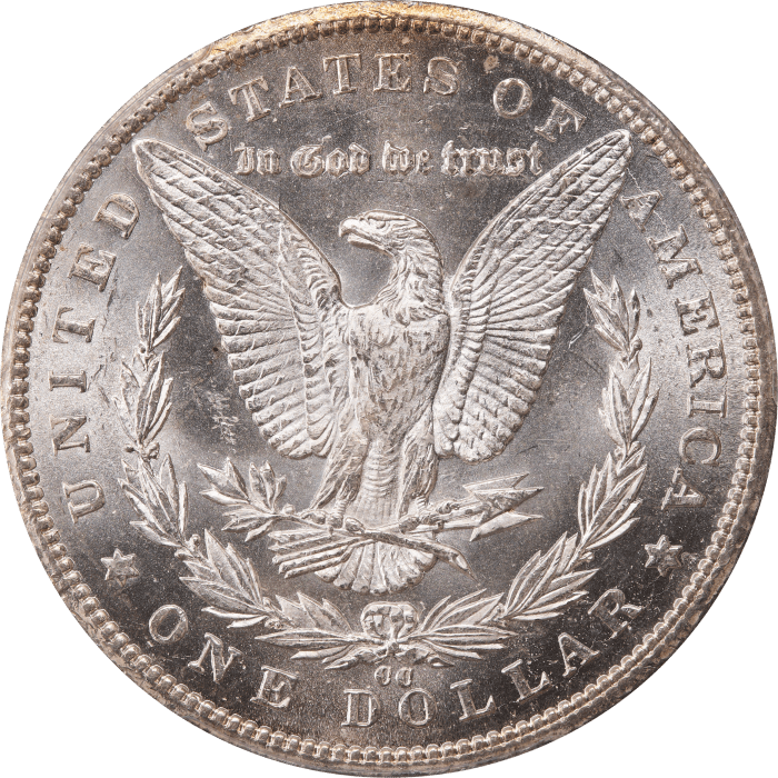 1893-CC Morgan Dollar ($1) Reverse Image