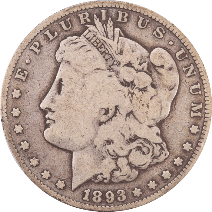 1893-CC Morgan Dollar ($1) Obverse Image