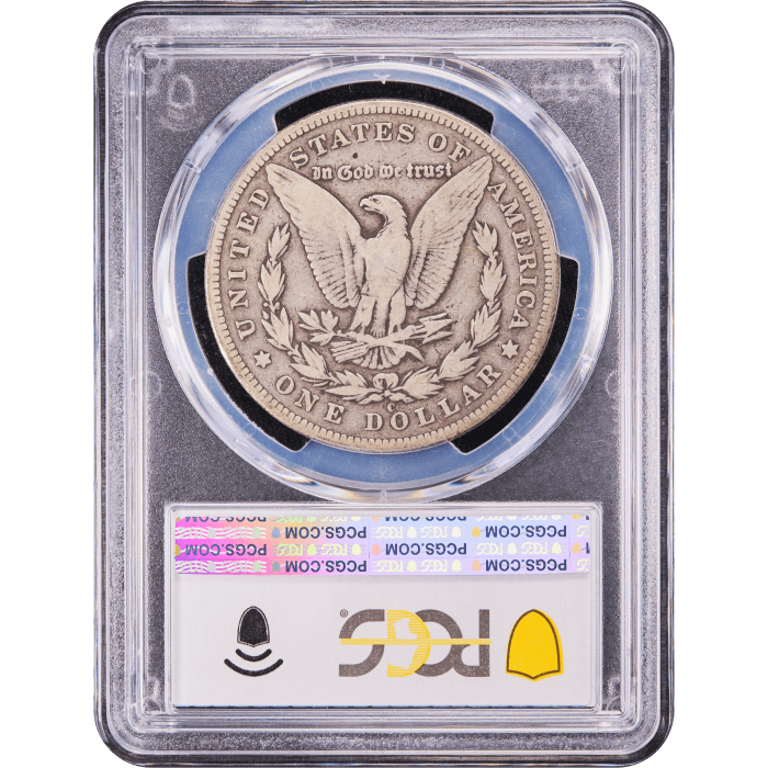 1893-CC Morgan Dollar ($1) Reverse Slab Image
