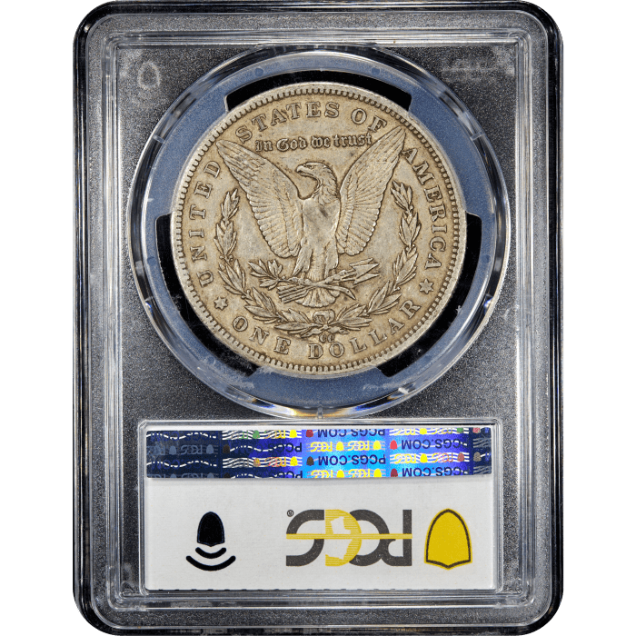 1893-CC Morgan Dollar ($1) Reverse Slab Image