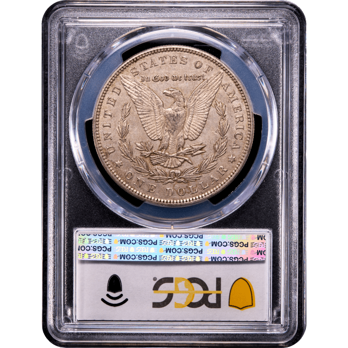 1893 Morgan Dollar ($1) Reverse Slab Image