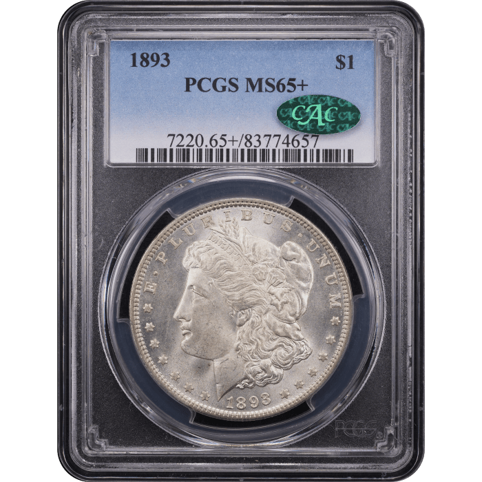 1893 Morgan Dollar ($1) SLAB Image