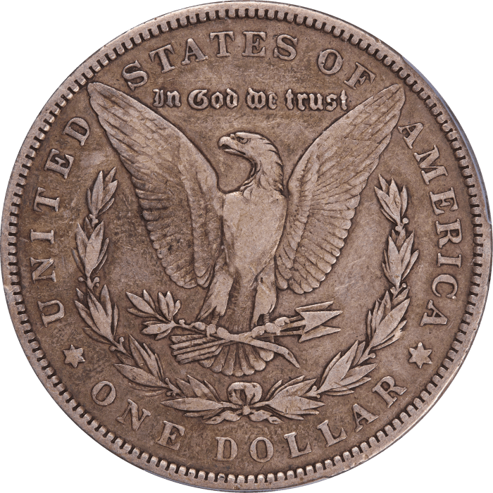 1893 Morgan Dollar ($1) REVERSE Image