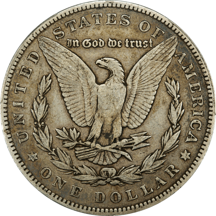 1893 Morgan Dollar ($1) REVERSE Image