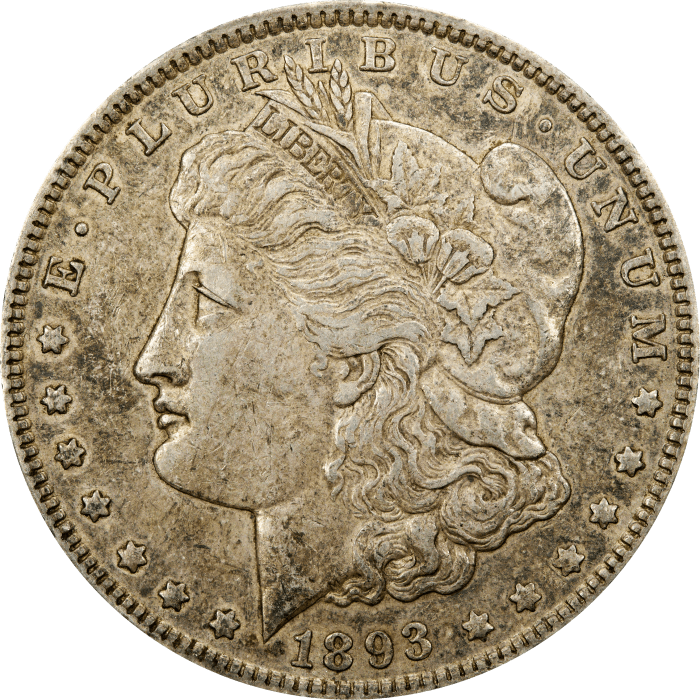 1893 Morgan Dollar ($1) Obverse Image