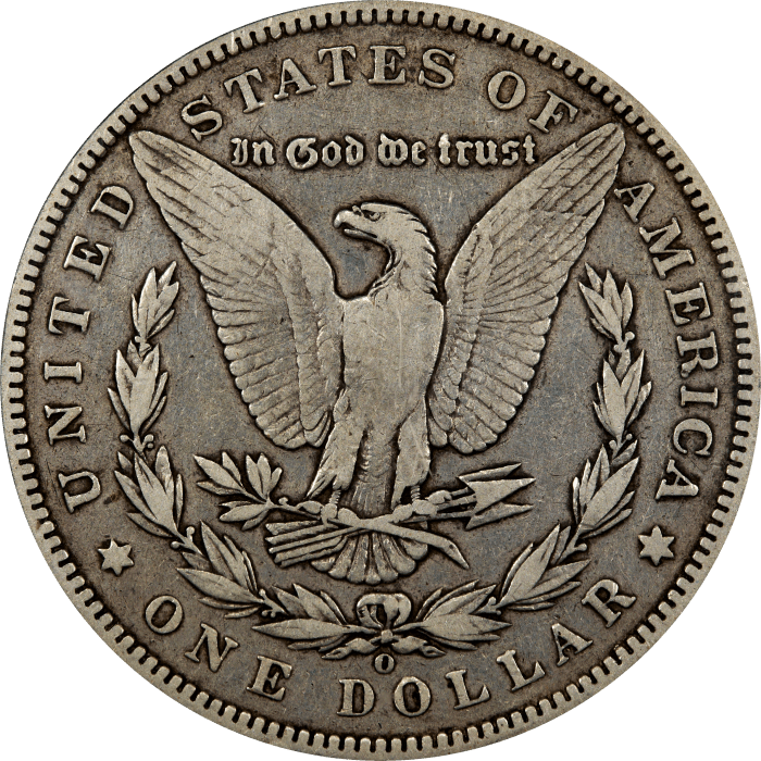 1893-O Morgan Dollar ($1) Reverse Image