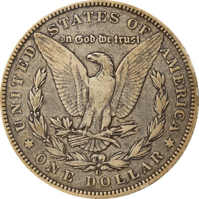 1893-O Morgan Dollar ($1) REVERSE Image