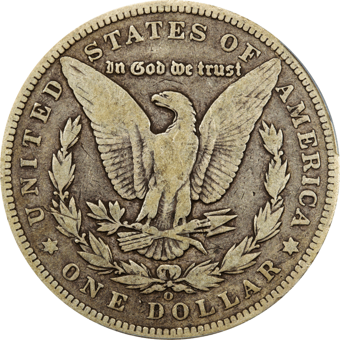 1893-O Morgan Dollar ($1) Reverse Image