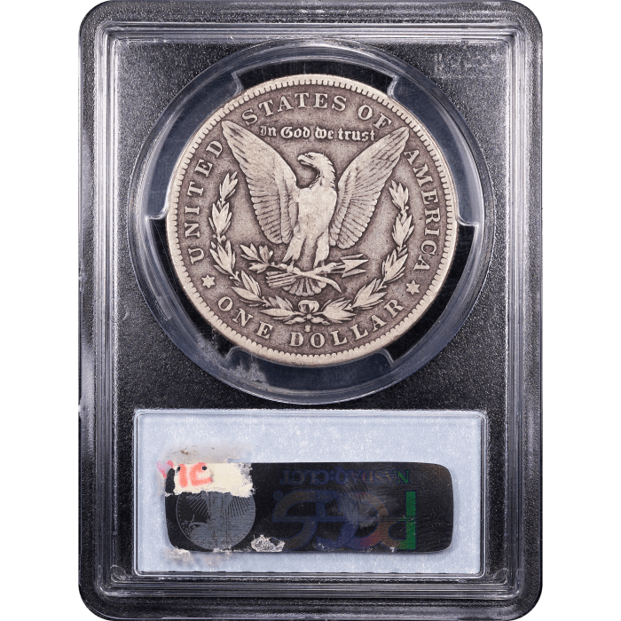 1893-S Morgan Dollar ($1) Reverse Slab Image