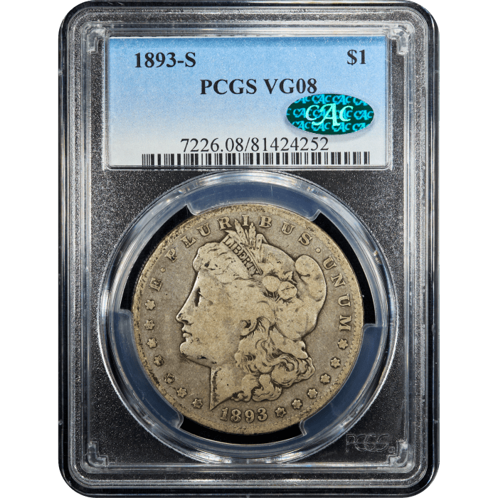 1893-S Morgan Dollar ($1) SLAB Image