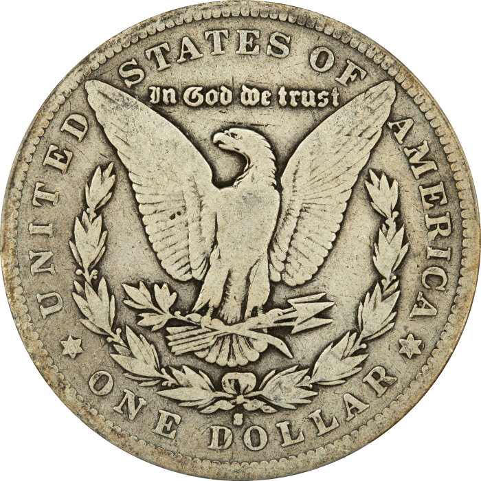 1893-S Morgan Dollar ($1) REVERSE Image