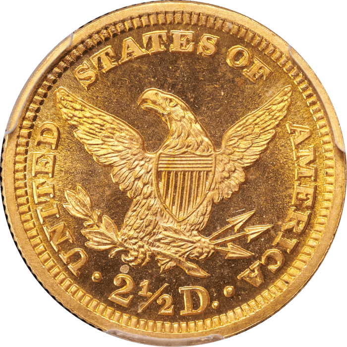 1894 Liberty Gold Quarter Eagle ($2.50) Reverse Image