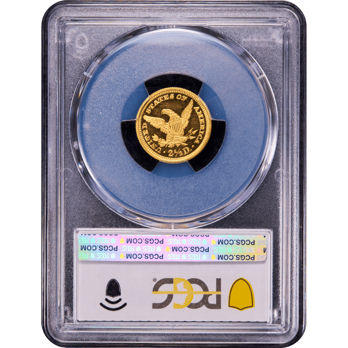 1894 Liberty Gold Quarter Eagle ($2.50) Reverse Slab Image