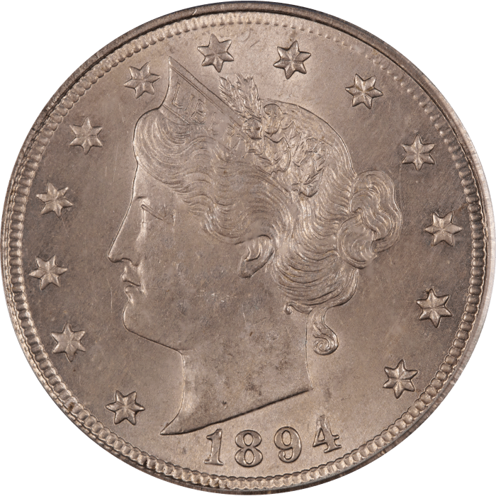 1894 Liberty Nickel (5c) Obverse Image