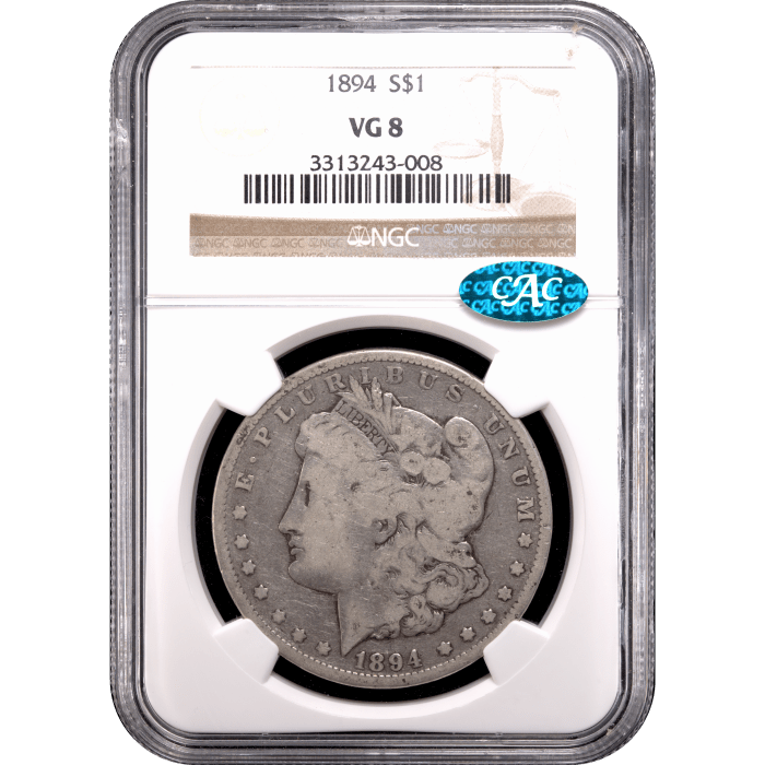 1894 Morgan Dollar ($1) Obverse Slab Image