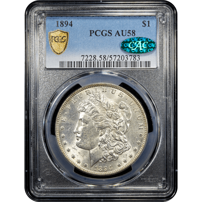 1894 Morgan Dollar ($1) Obverse Slab Image