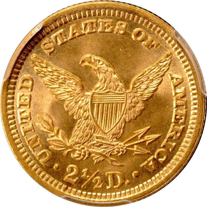 1895 Liberty Gold Quarter Eagle ($2.50) Reverse Image