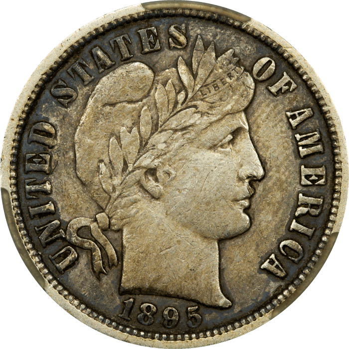 1895-O Barber Dime (10c) OBVERSE Image