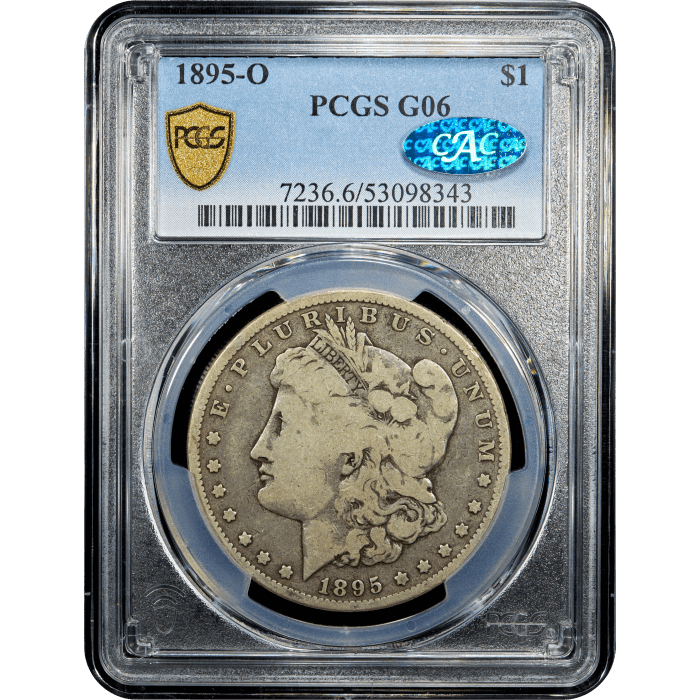 1895-O Morgan Dollar ($1) Obverse Slab Image