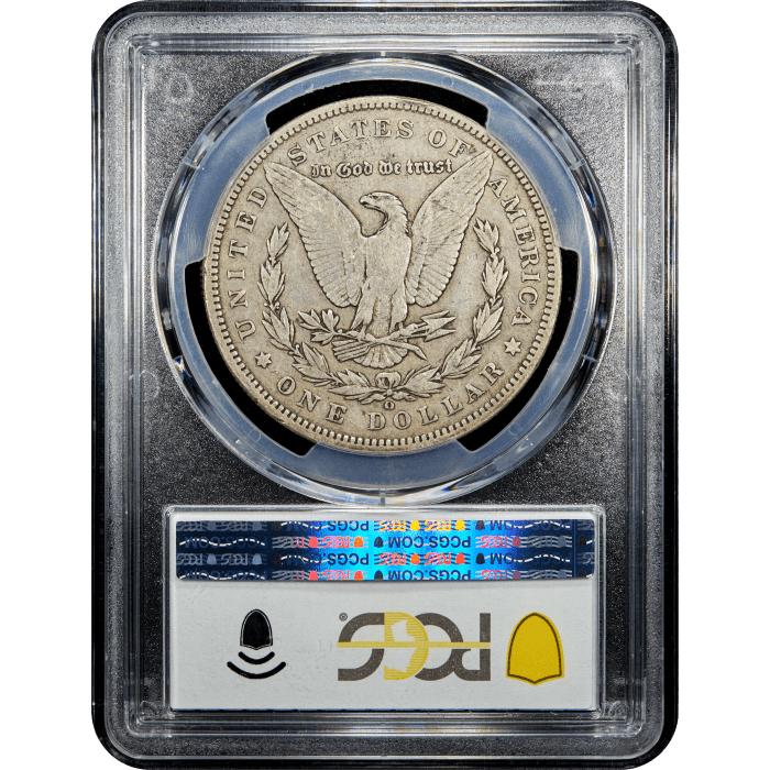 1895-O Morgan Dollar ($1) Reverse Slab Image