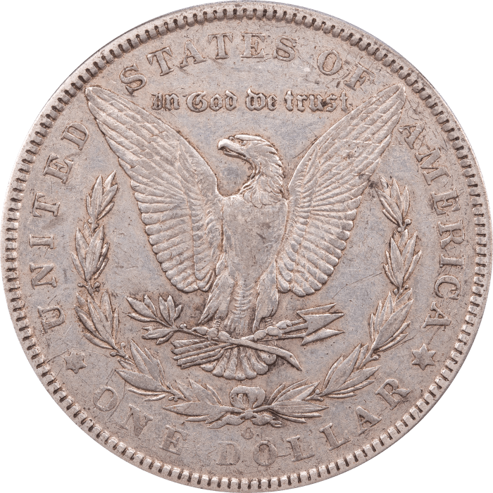1895-O Morgan Dollar ($1) Reverse Image