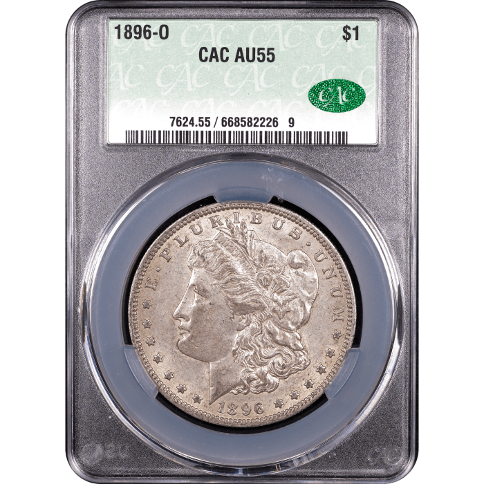 1896-O Morgan Dollar ($1) Obverse Slab Image