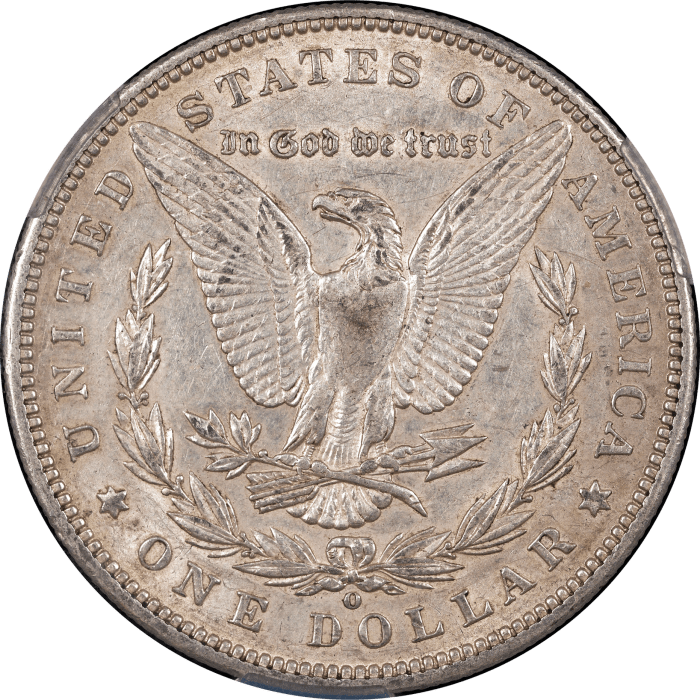 1896-O Morgan Dollar ($1) Reverse Image