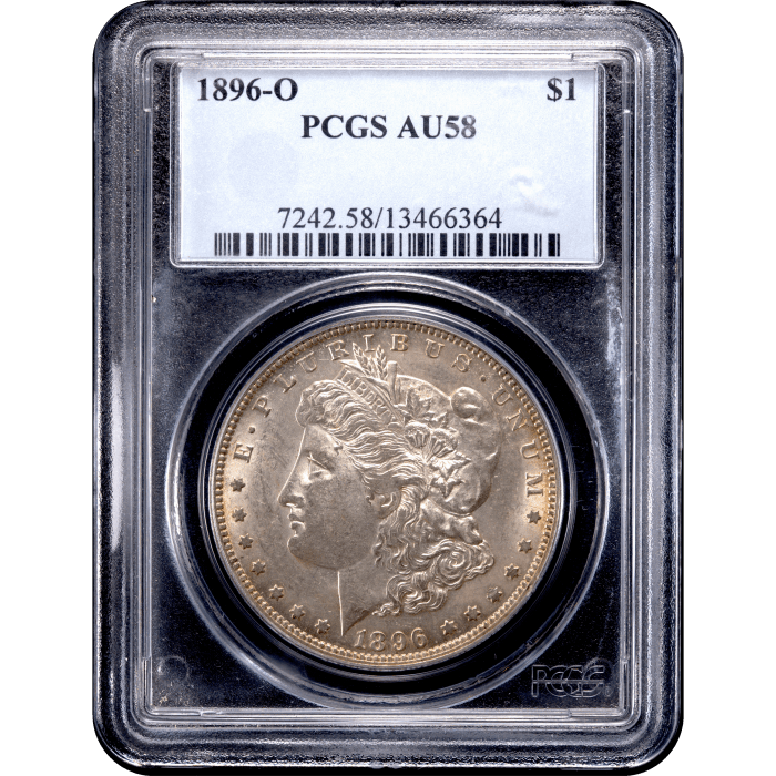 1896-O Morgan Dollar ($1) Obverse Slab Image