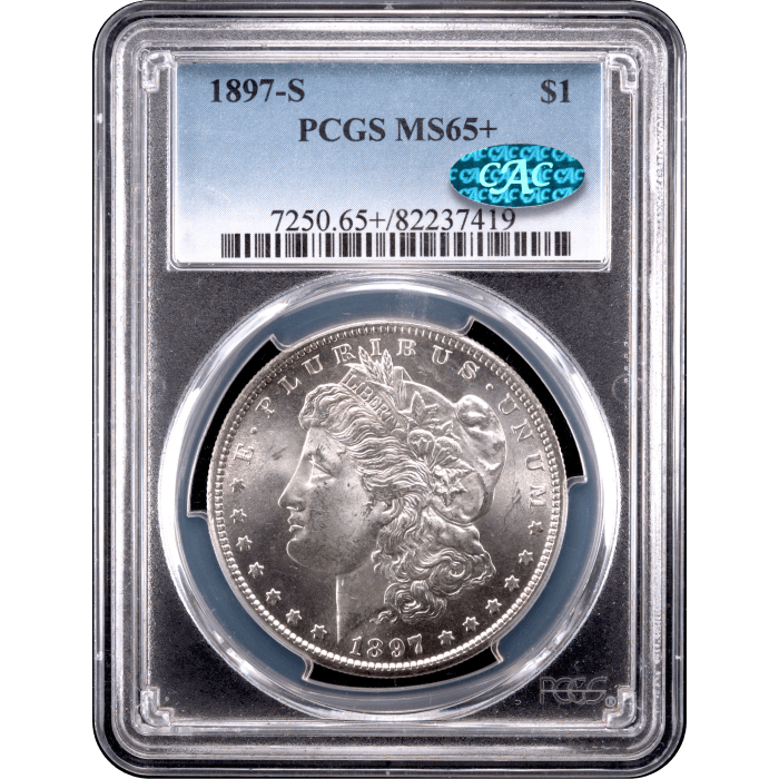 1897-S Morgan Dollar ($1) Obverse Slab Image