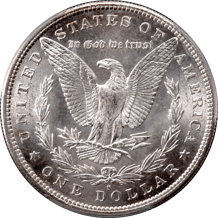 1897-S Morgan Dollar ($1) Reverse Image