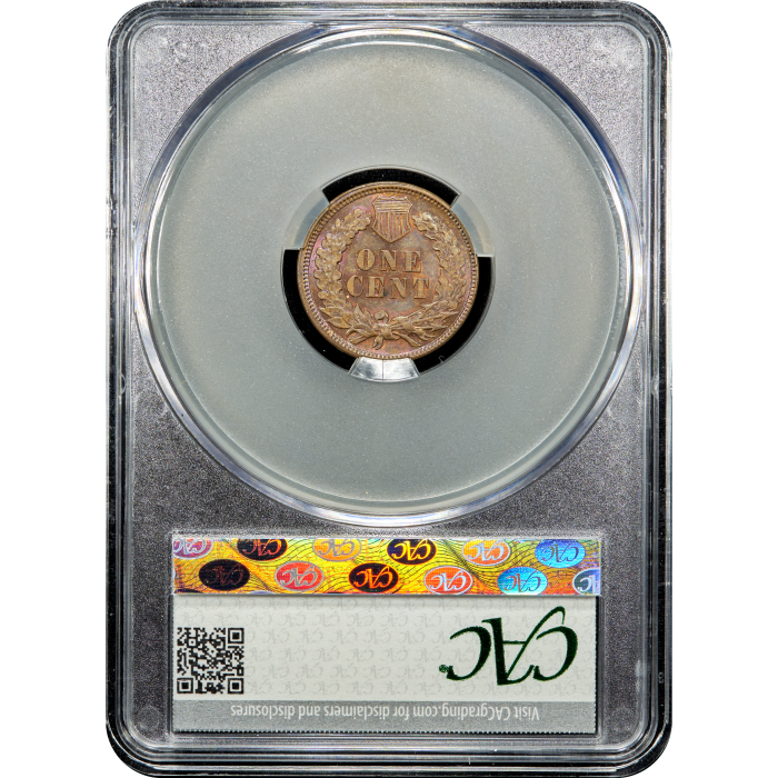 1898 Indian Cent (1c) Reverse Slab Image
