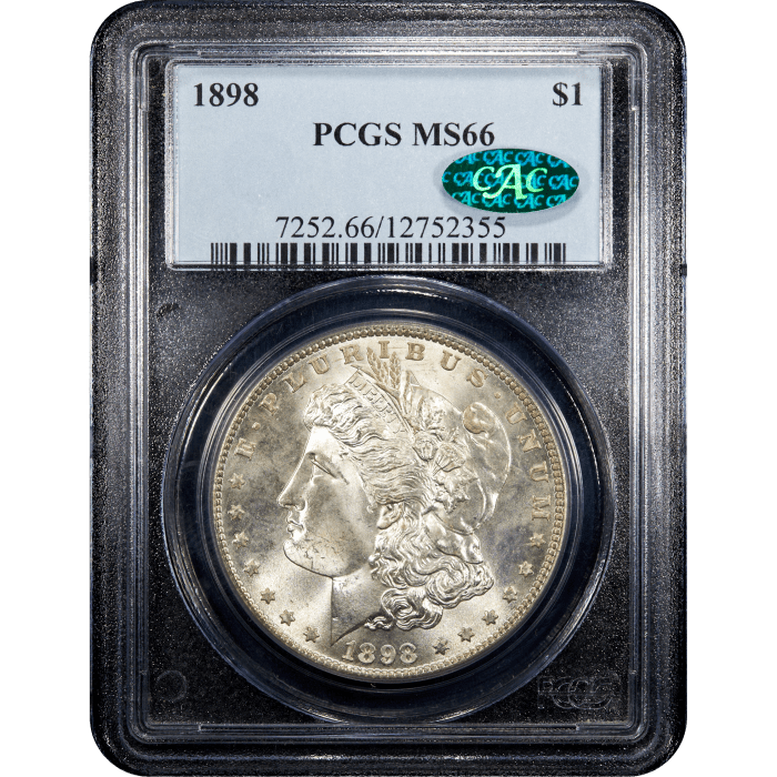 1898 Morgan Dollar ($1) Obverse Slab Image