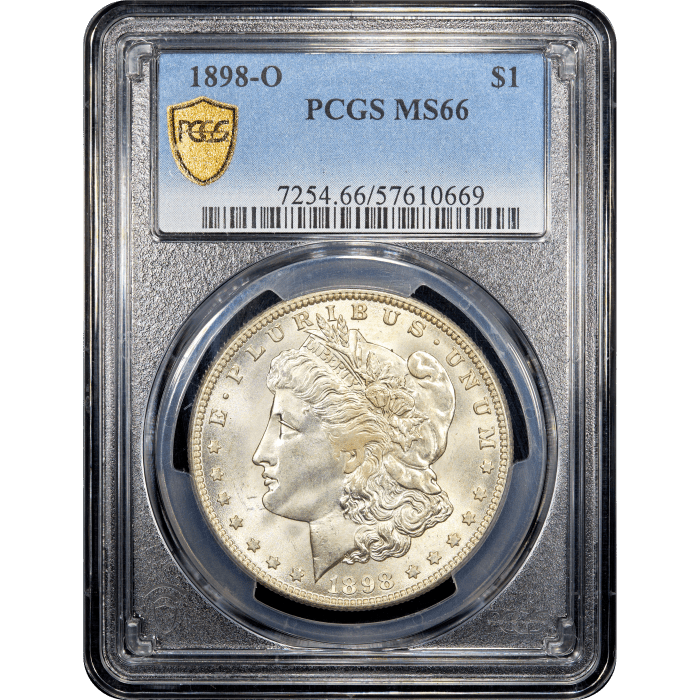1898-O Morgan Dollar ($1) Obverse Slab Image