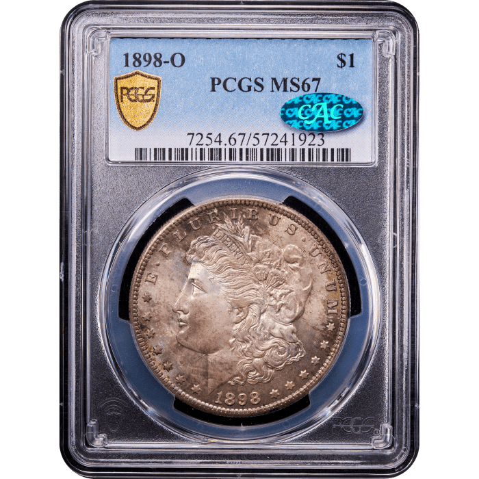 1898-O Morgan Dollar ($1) Obverse Slab Image