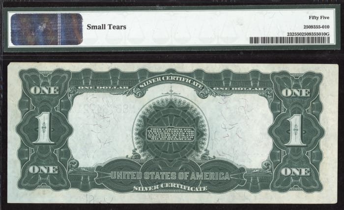 1899 $1 Black Eagle Silver Certificate REVERSE Image