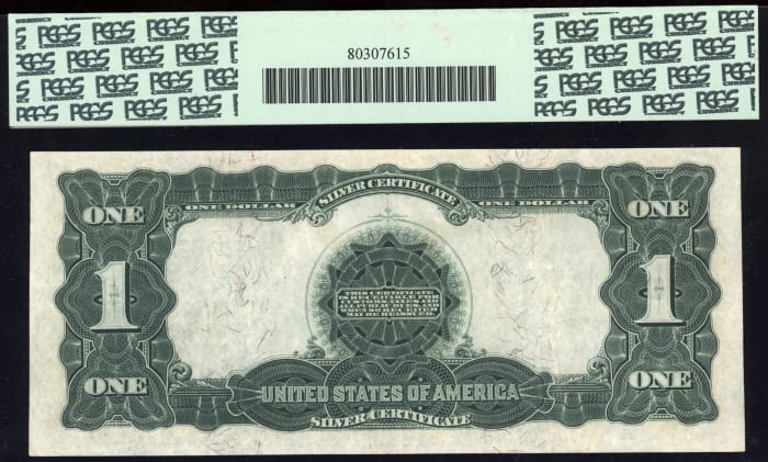 1899 $1 Black Eagle Silver Certificate Reverse Image