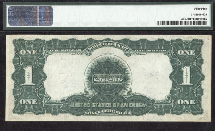1899 $1 Black Eagle Silver Certificate Reverse Image