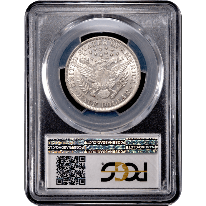 1899 Barber Half Dollar (50c) Reverse Slab Image