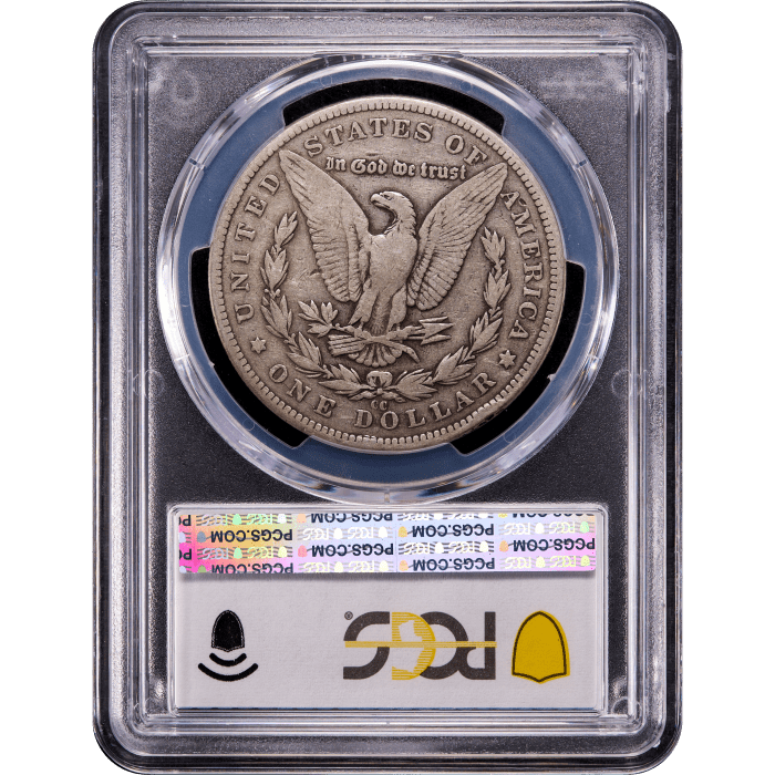 1899-CC Morgan Dollar ($1) Reverse Slab Image