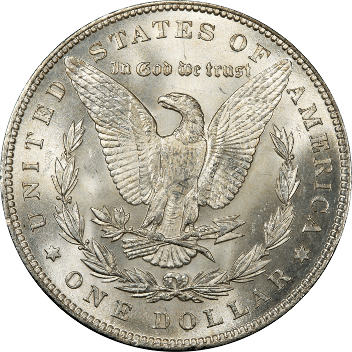 1899 Morgan Dollar ($1) Reverse Image