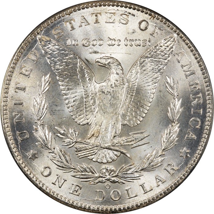 1899-O Morgan Dollar ($1) OGH REVERSE Image