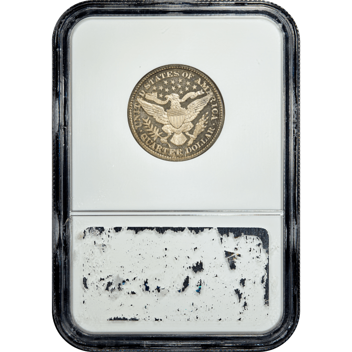 1900 Barber Quarter (25c) SLAB Image
